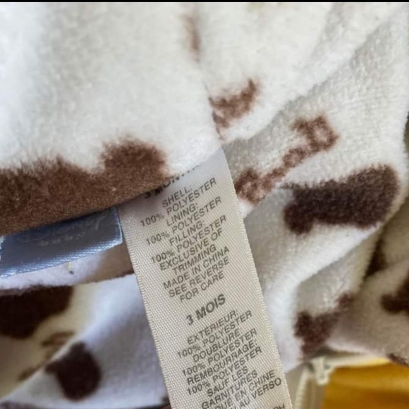 Baby winter onesie jacket - Picture 2 of 2